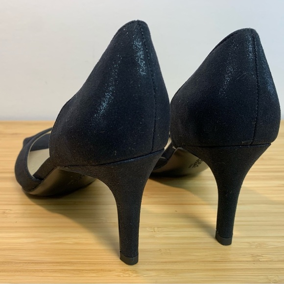 Life Stride 7.5 Black Glitter MYKONOS Flex Soft System Pump Heels - Picture 6 of 8
